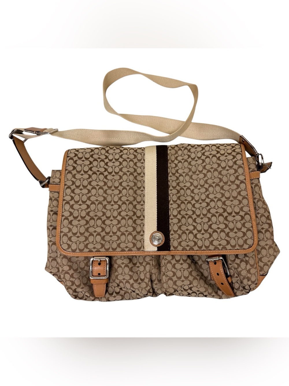 Coach Signature Large Messenger Bag - Diaper Laptop Bag
